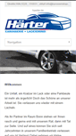 Mobile Screenshot of karosseriebau-haerter.de